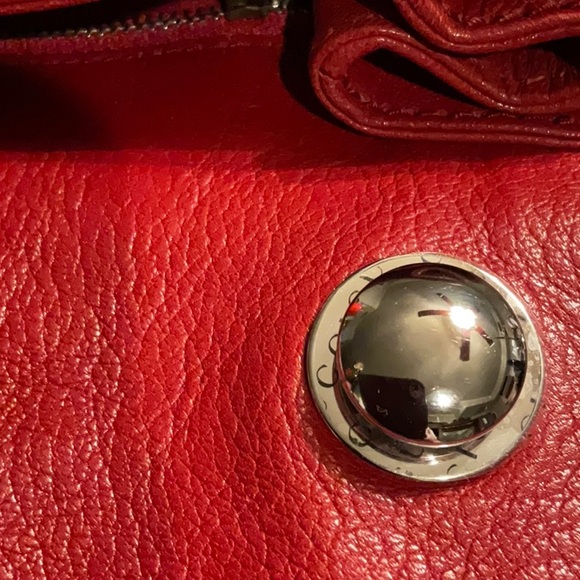 GUCCI x TOM FORD Blondie Calfskin Flap Siren Red Shoulder Bag - Picture 13 of 16